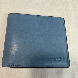 Coach Boxed Double Billfold Wallet.